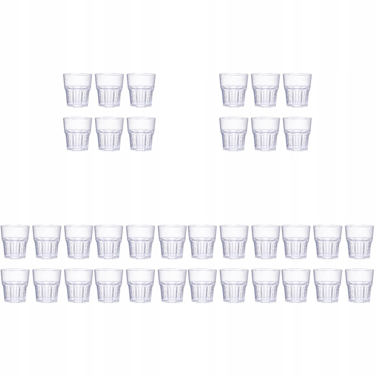 Szklanki do espresso 36 szt Pojemność 0 ml