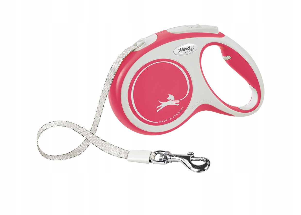 

Flexi New Comfort smycz M 5m taśma czerwony