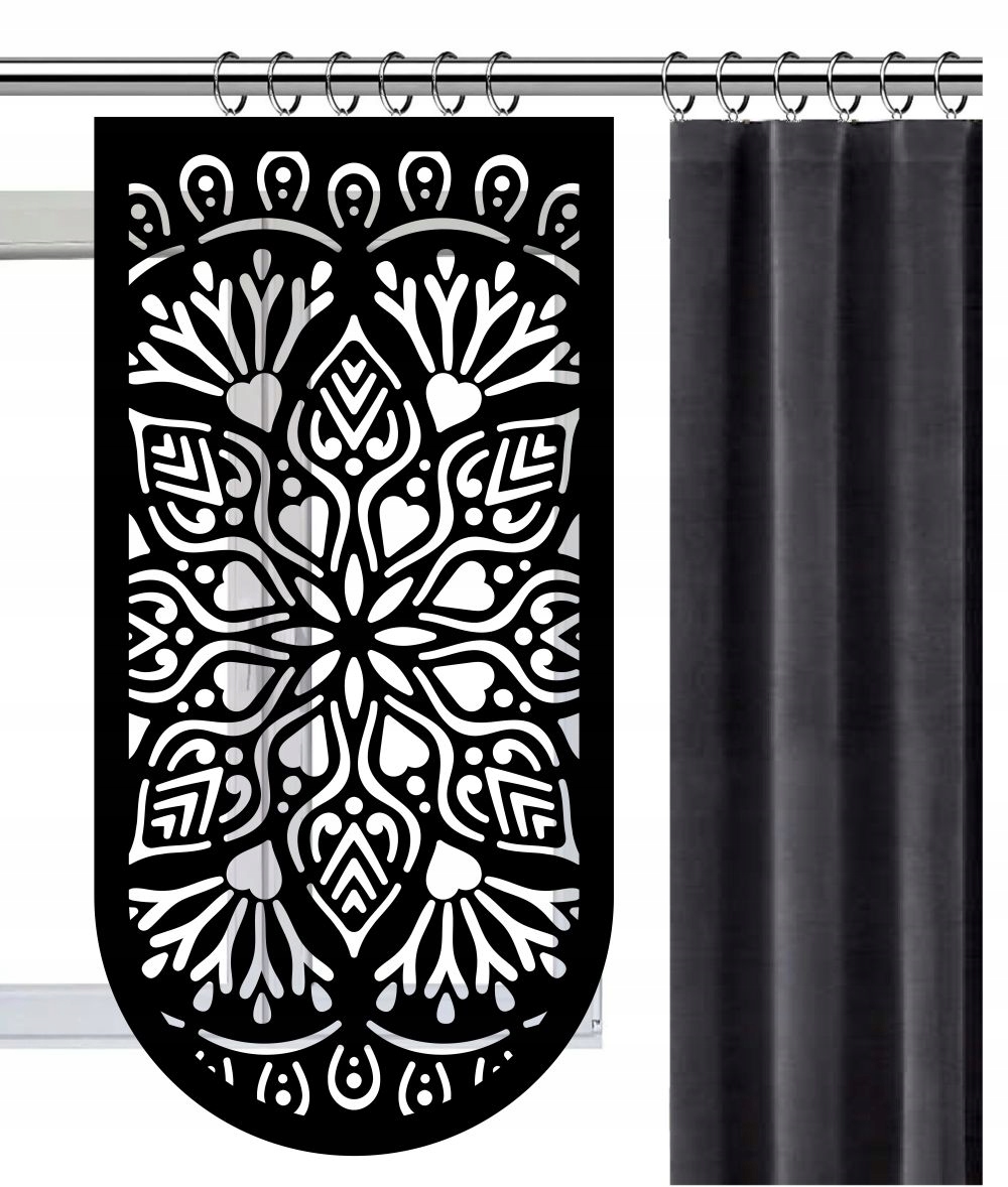 

Ażur Pionowy Ekran 50x120 Panel Dekor Firana AZ_1A