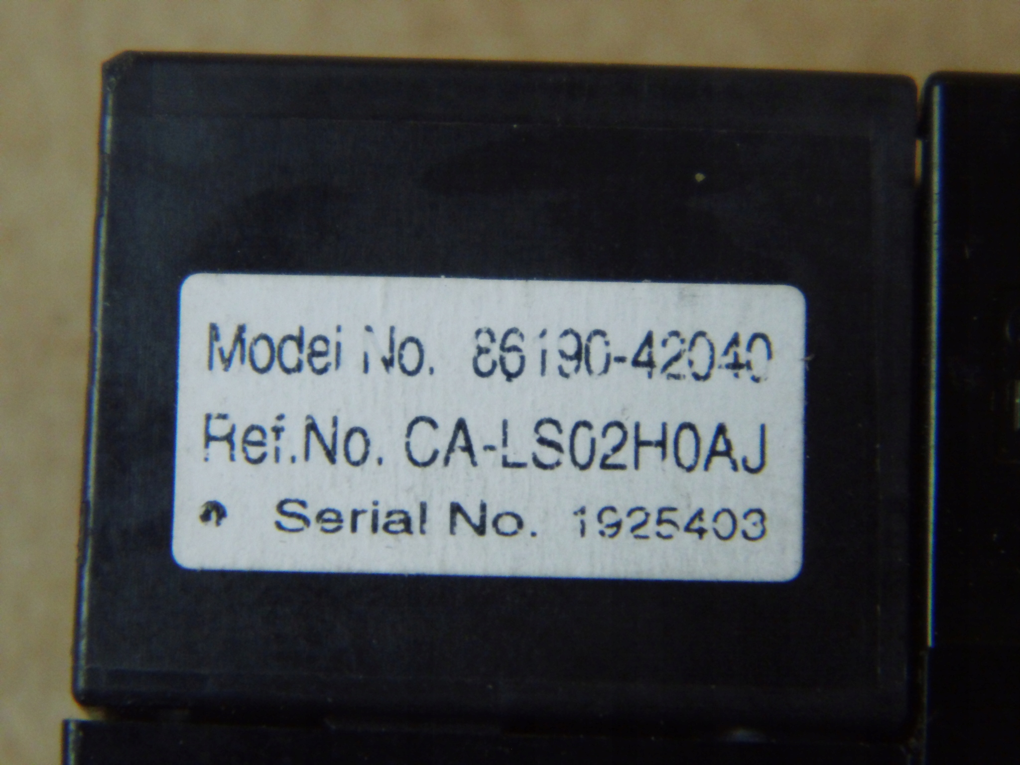 Toyota adapter port USB 86190-42040