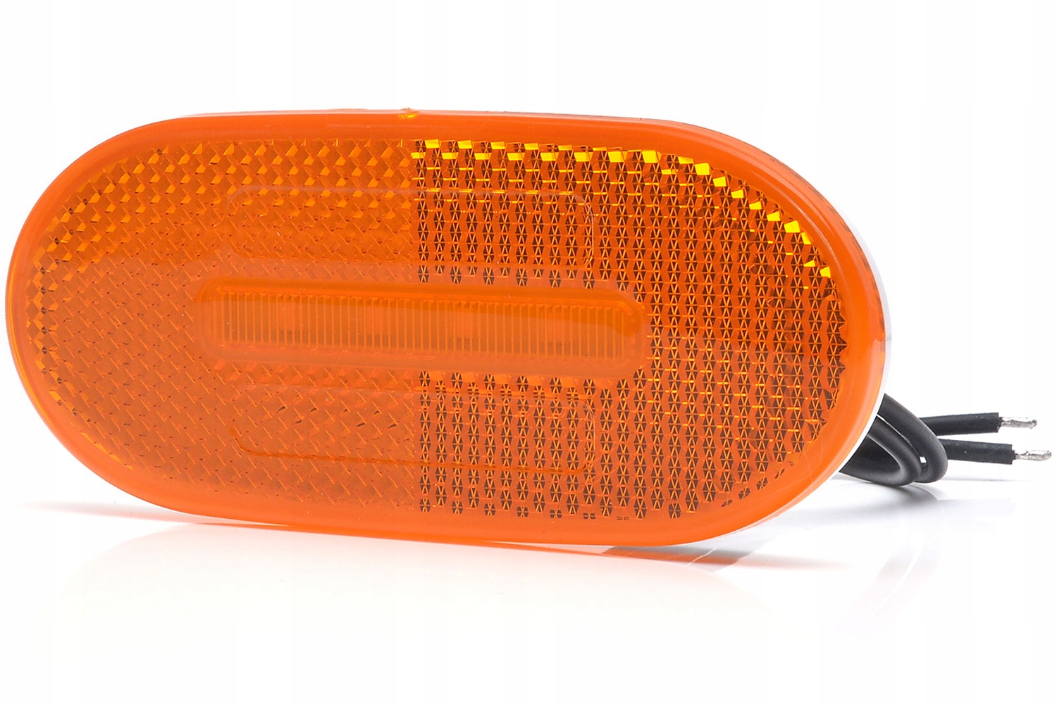 Lampa obrysowa boczna żółta WAŚ W196 1383 LED z uchwytem i przewodem 0,2m Numer katalogowy części 1383 W196