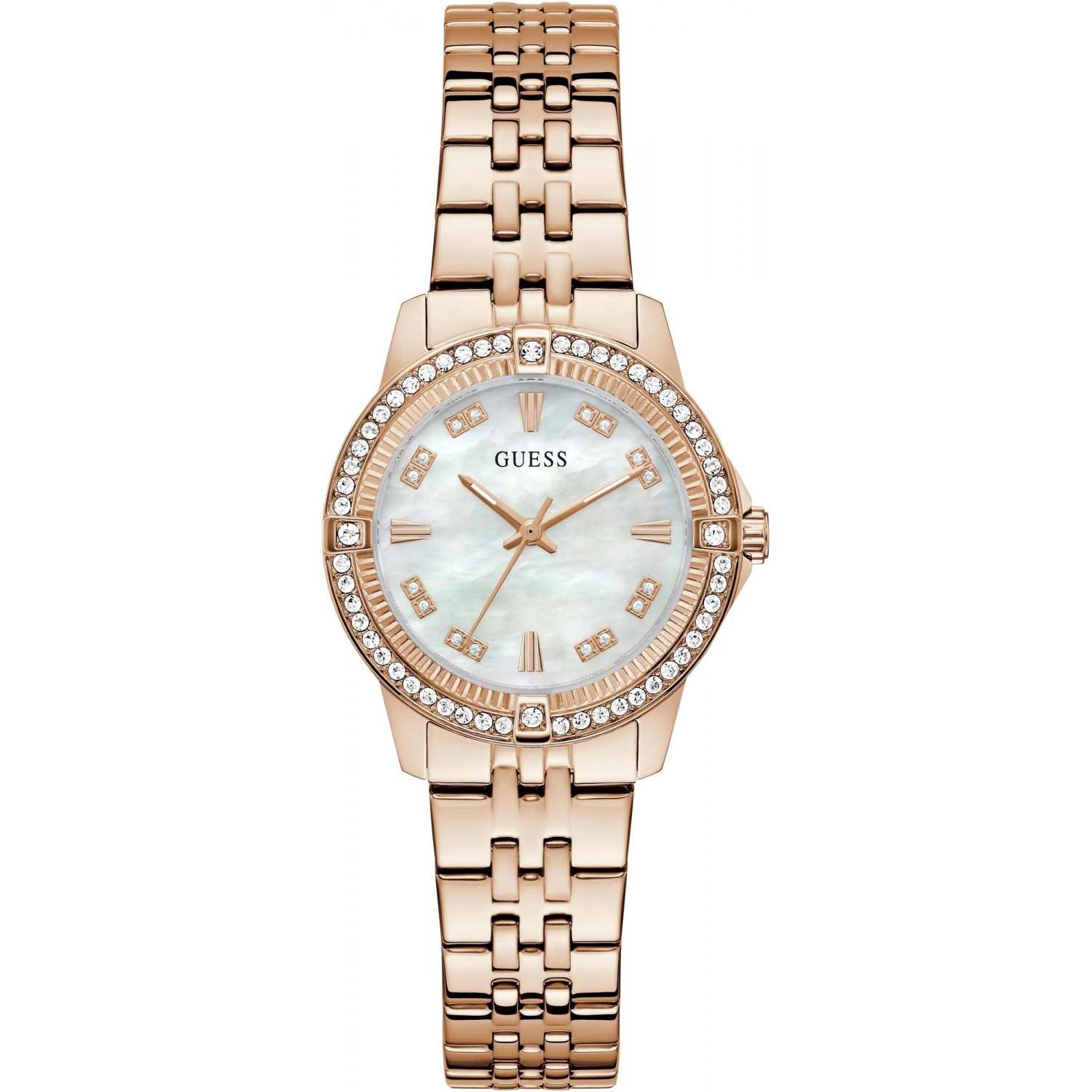 Dámské hodinky Guess GW1027L4 Zirkony růžové zlato