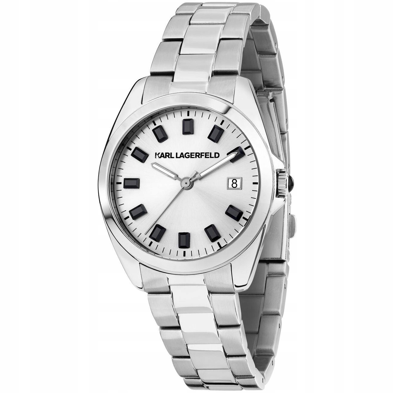Dámské hodinky Karl Lagerfeld R0553101514 Zirkony stříbrné