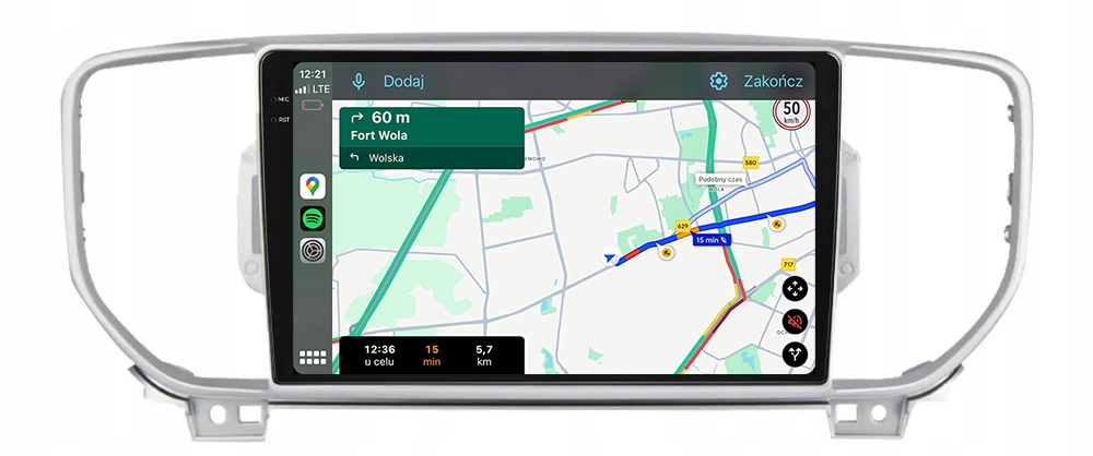 Kia Sportage 4 2016-2021 Rádio Navigace Android TS20 12GB/256GB 2K Qled