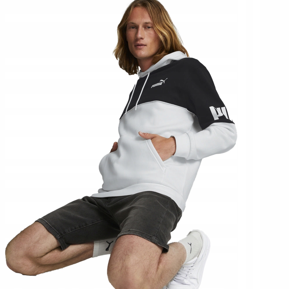 3299 Pánská Mikina Puma Klokanka S Kapucí Sportovní Bavlněná Power XL