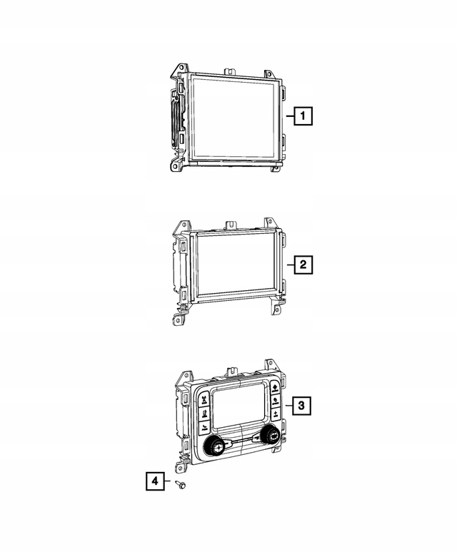 Radio multimedialne Jeep Wrangler JL Part manufacturer Mopar
