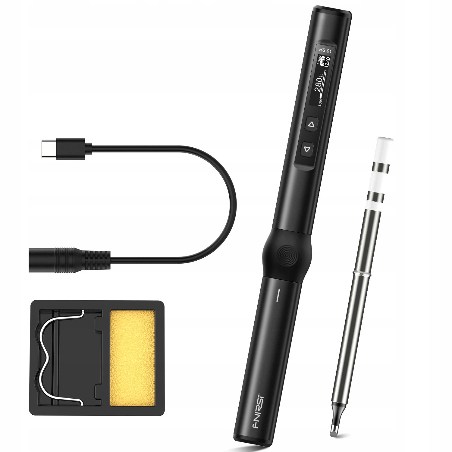 

Fnirsi HS01 precyzyjna lutownica cyfrowa 65W Usb-c