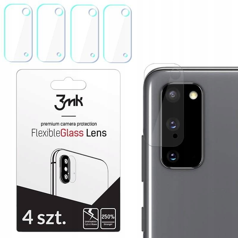 

Szkło na aparat Samsung Galaxy S20 obiektyw 3MK