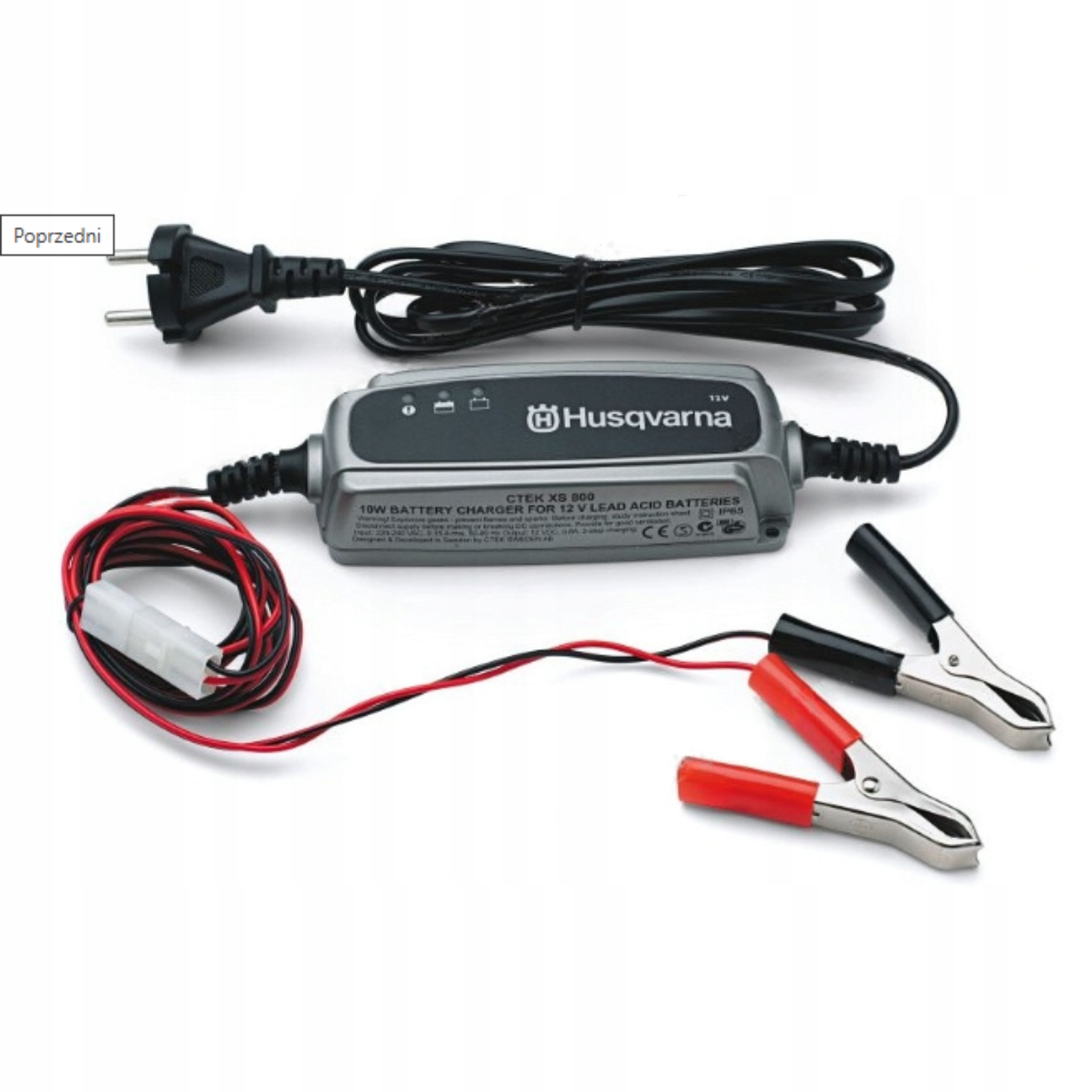 Husqvarna Ładowarka BC0,8 12V 1,2-32Ah do akumulatorów traktorów i riderów