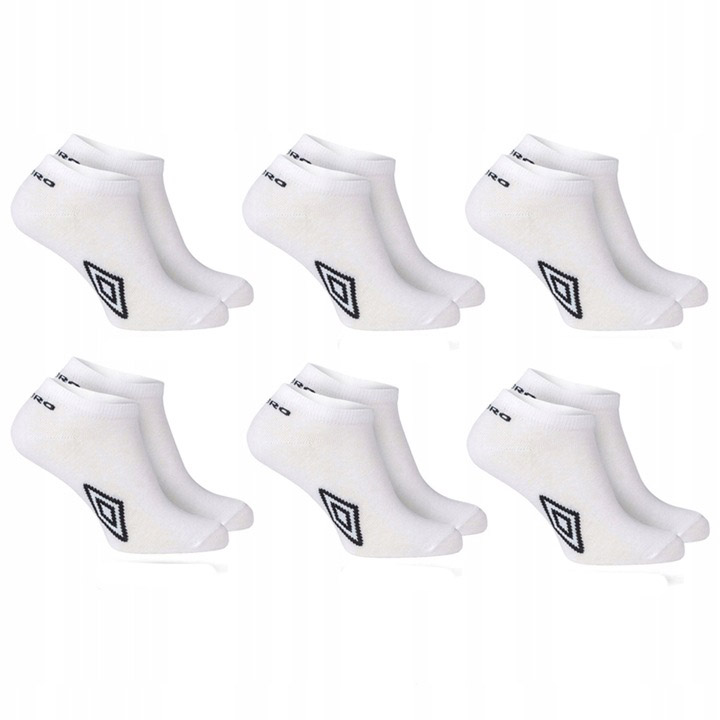 

Umbro Skarpety Stopki Sneaker 6 par Białe