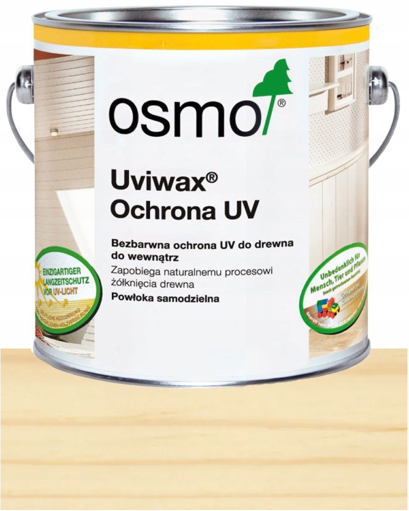Osmo Povlak zabraňujúci žltnutiu dreva Uviwax Bezbarevný 7200 2,5L