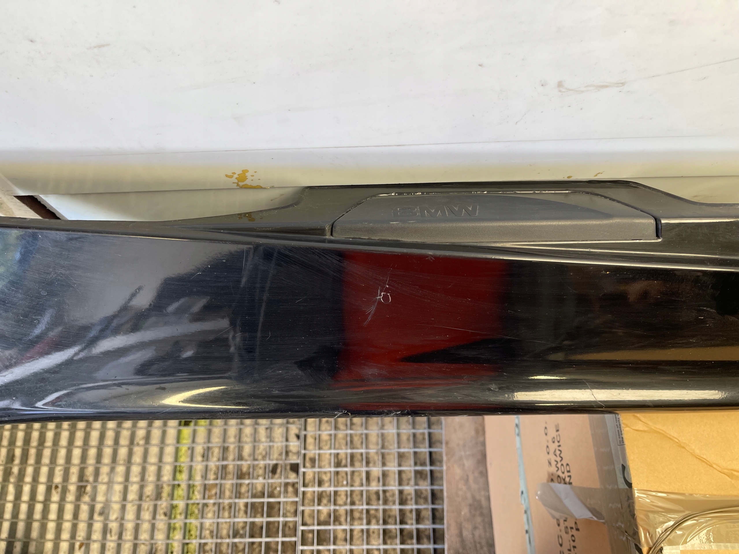 BMW 1 E87 5D 5 door moulding threshold right 668 SCHWARZ II