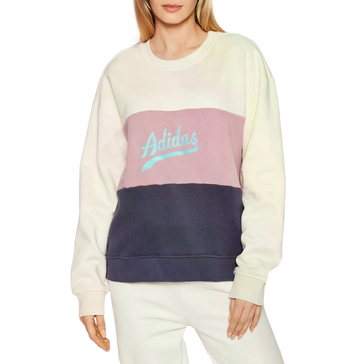Mikina adidas HD9783 Sweater Béžová 40