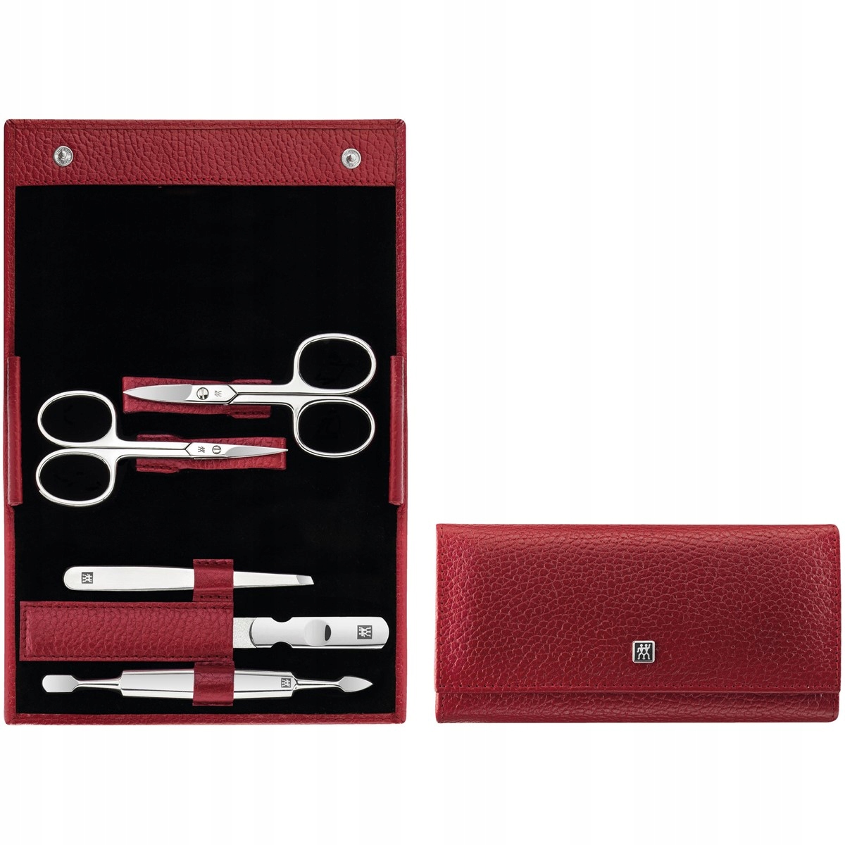 Zestaw podróżny Zwilling Classic Inoel. czerwony