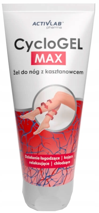 

Cyclogel Max żel do nóg pajączki ActivLab 200 ml