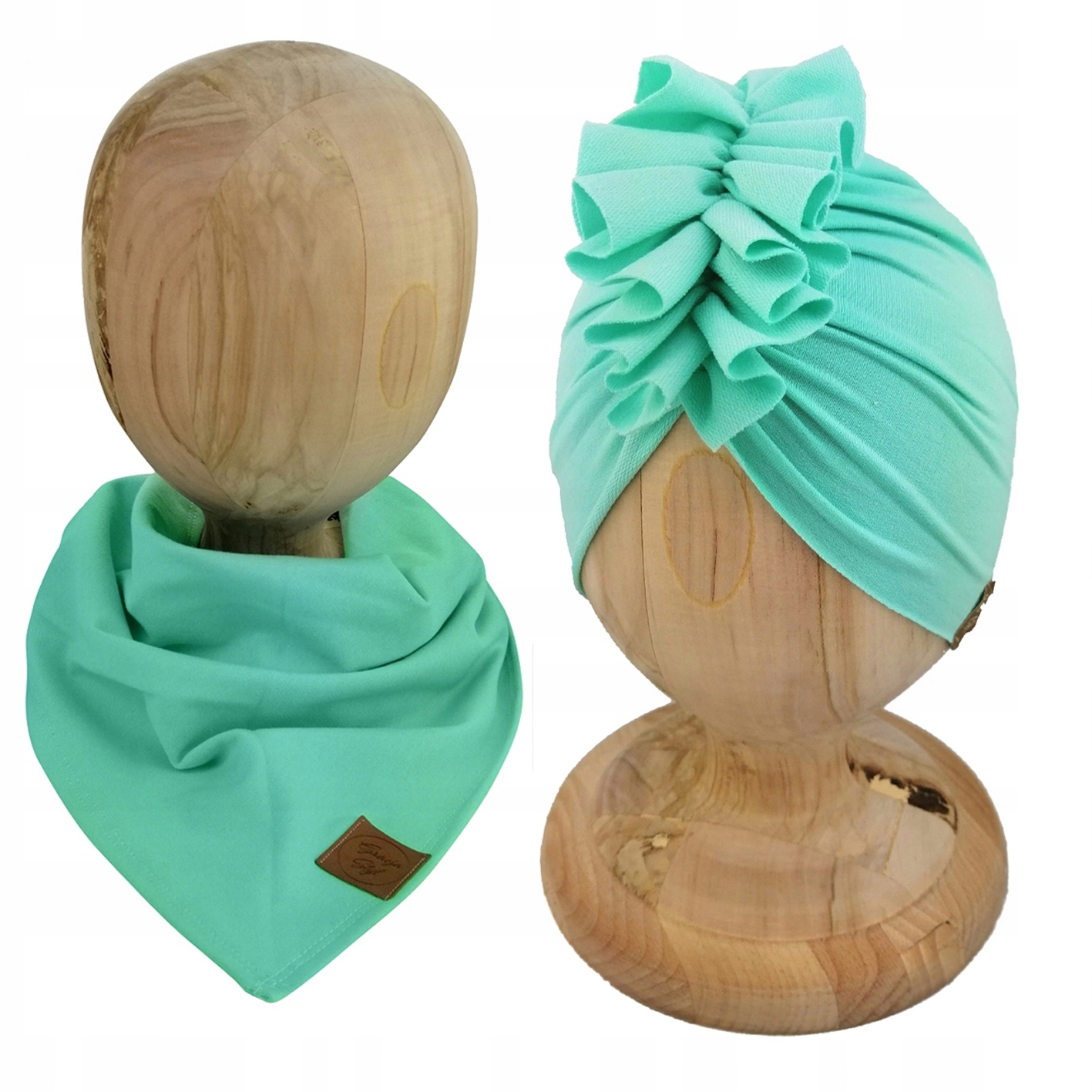 

Zestaw Czapka turban Chusta rozmiar 52-55