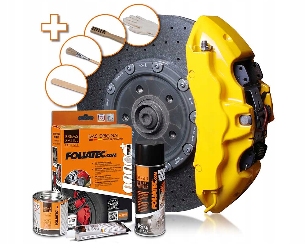 

Foliatec lakier farba do zacisków żółty połysk