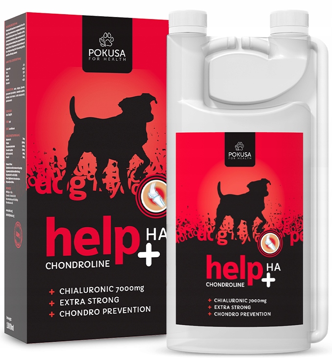 Levně Pokusa ChondroLine Help+HA podpora kloubů pro psy 1000 ml