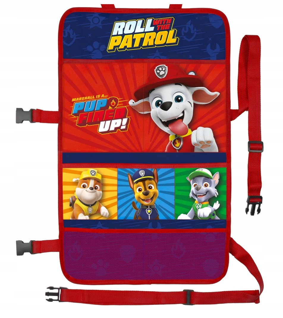 ORGANIZER PODRÓŻNY DO SAMOCHODU NA FOTEL PSI PATROL