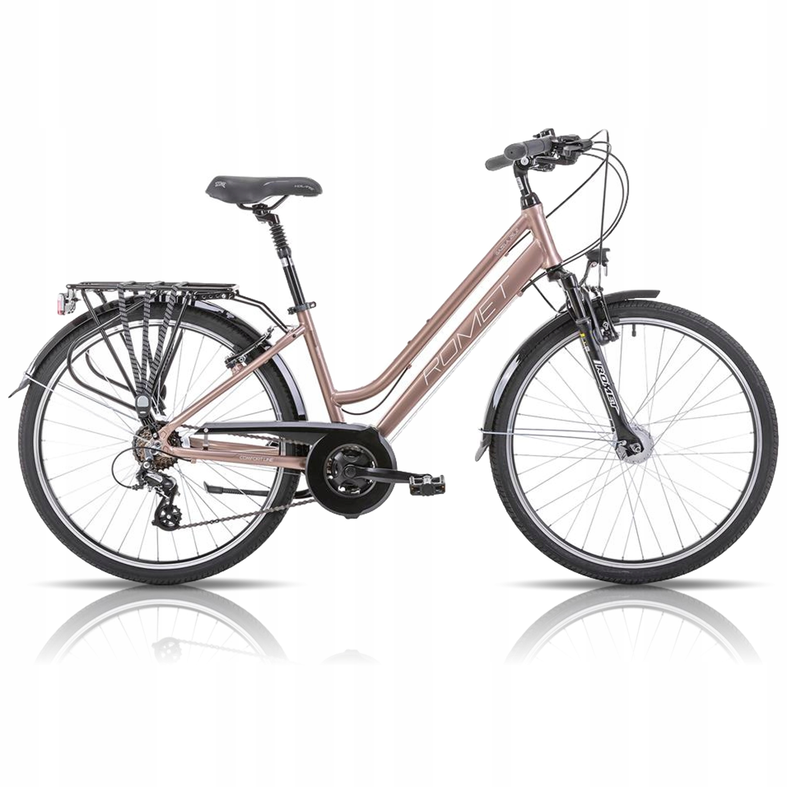 Rower Trekkingowy Damski 26 Romet Gazela 2 Miejski Alu Amor Shimano