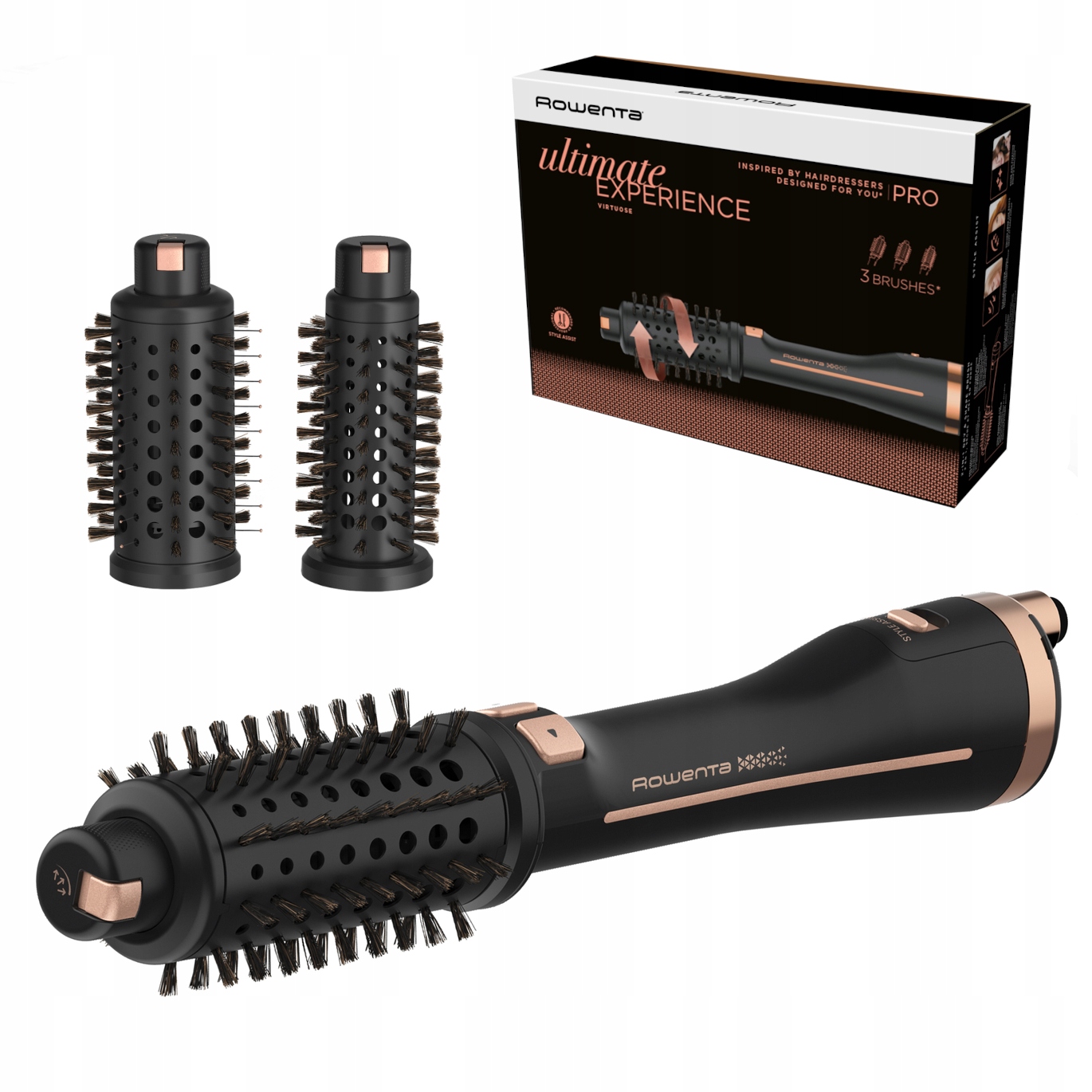 Lokówko-suszarka Rowenta Ultimate Experience CF9620 keratynowa nasadki 750W