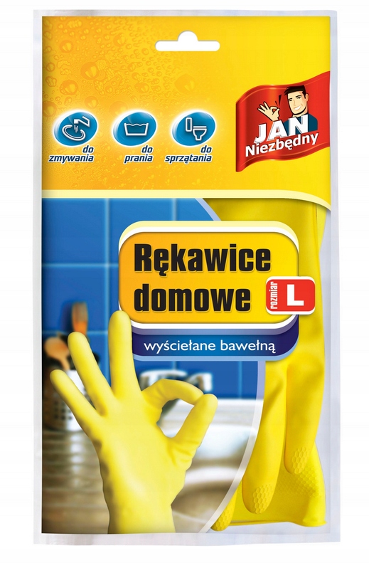 

Jan Niezbędny Rękawice gumowe L domowe ogrodowe