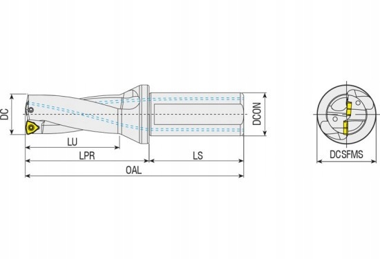 Wiertło składane fi 32 ATUM 32xD3 WCM. 06T308 AKKO Marka Akko