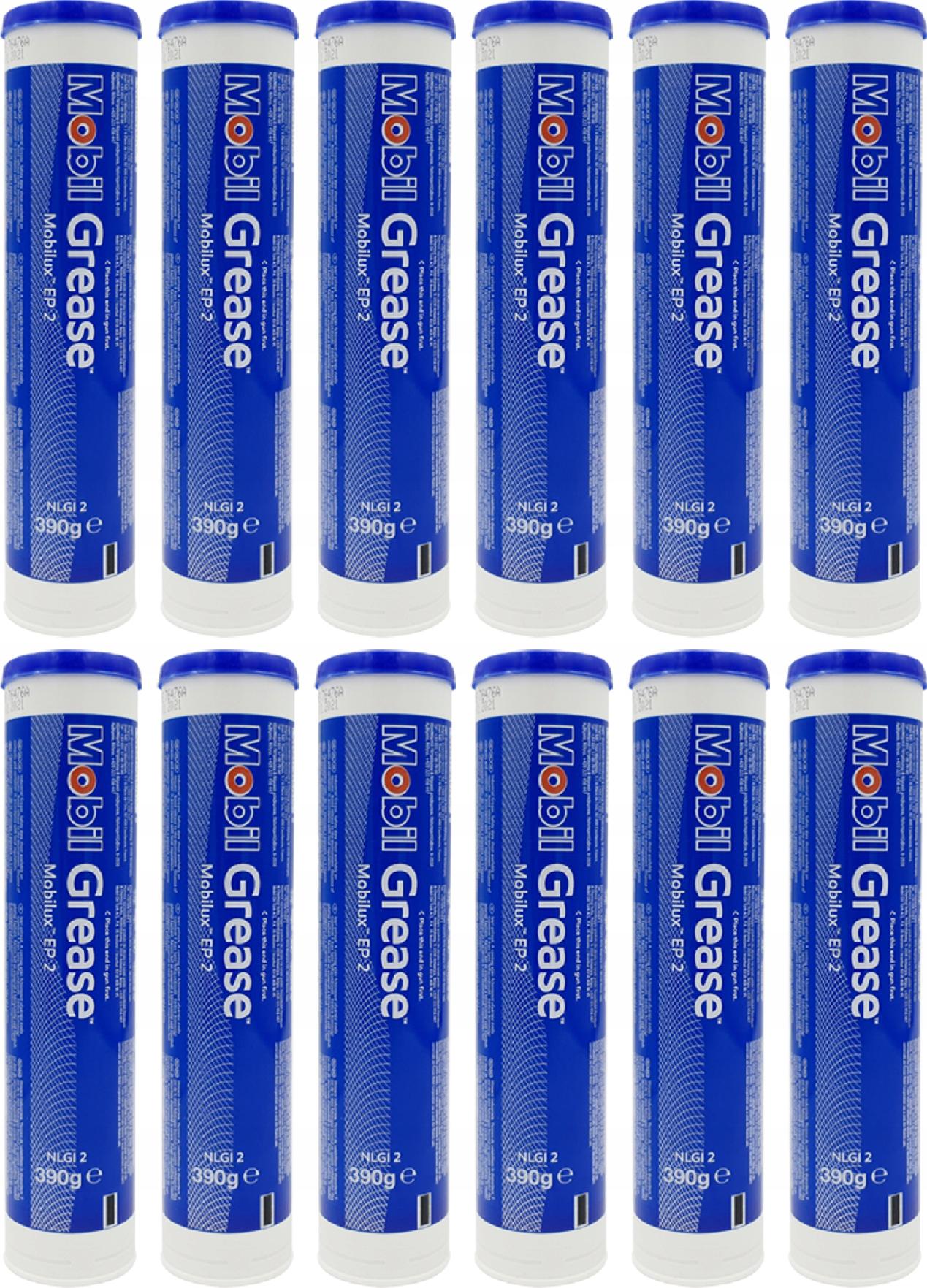

Smar Mobil Grease Mobilux EP-2 NLGI-2 390G 12SZT