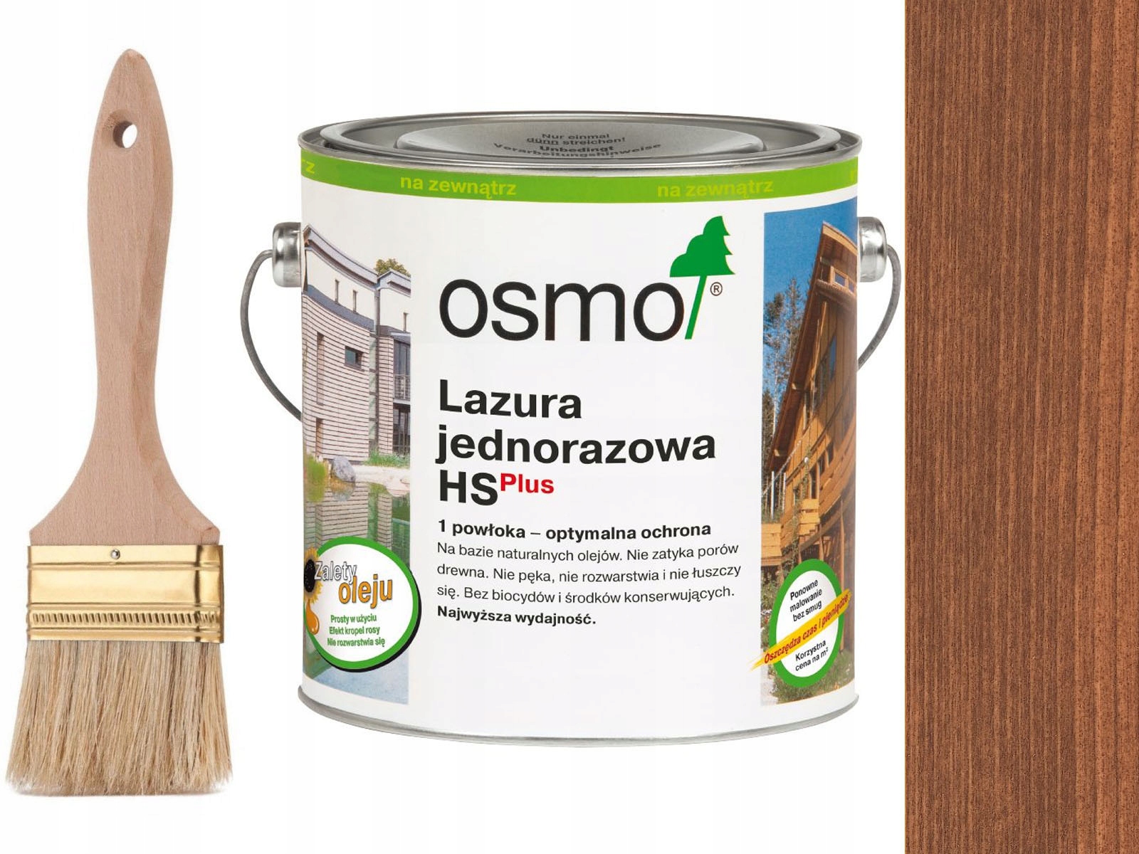 Osmo Jednorazová lazúra 9232 Mahagón 2,5L Darček