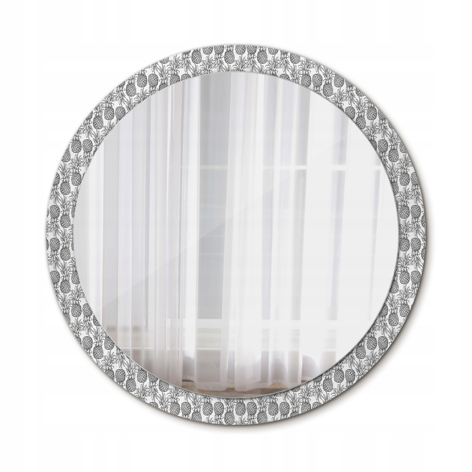 Zrcadlo do koupelny Glamour Ananasy 100 cm
