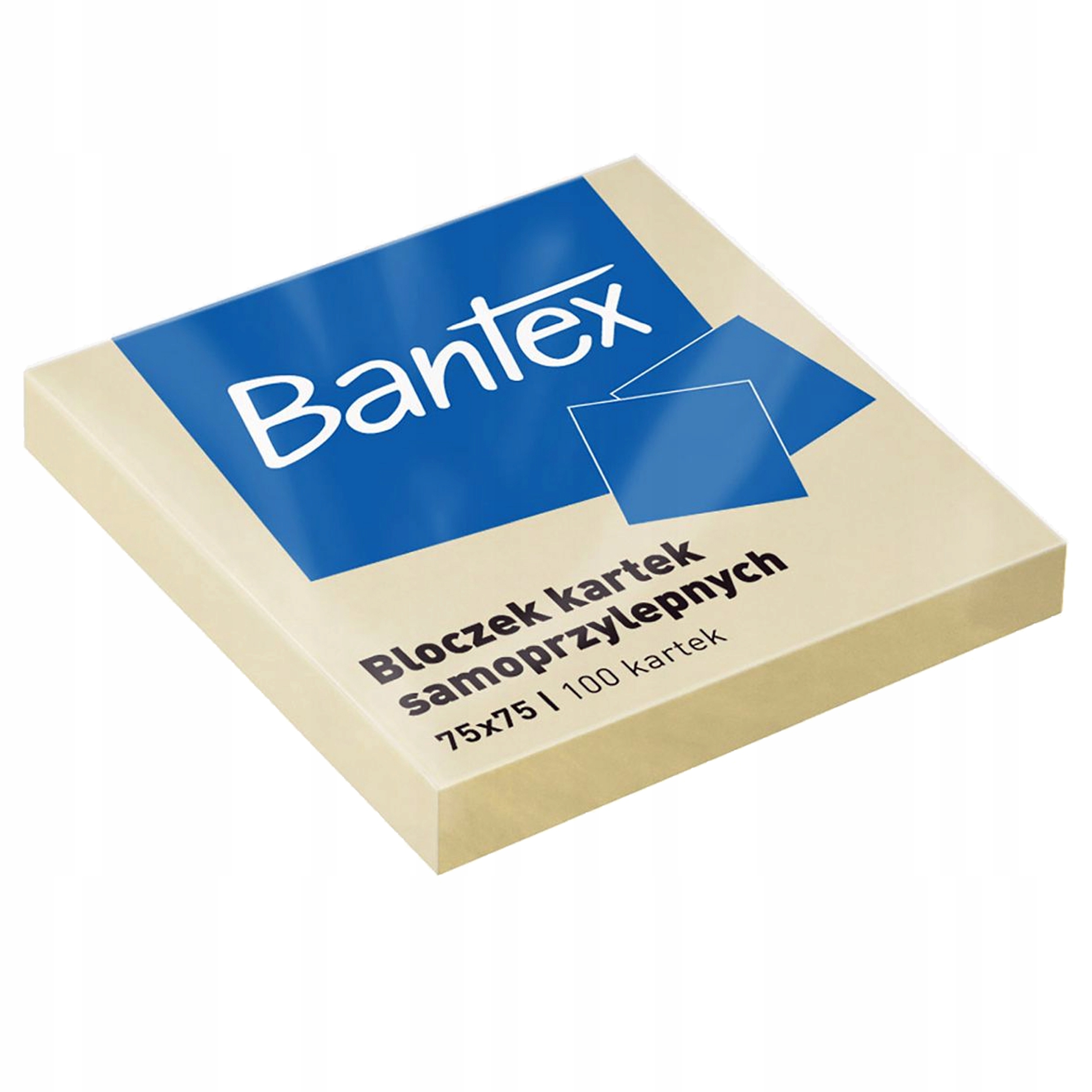 BLOCZEK KARTEK SAMOPRZYLEPNYCH 75x75mm 100k BANTEX