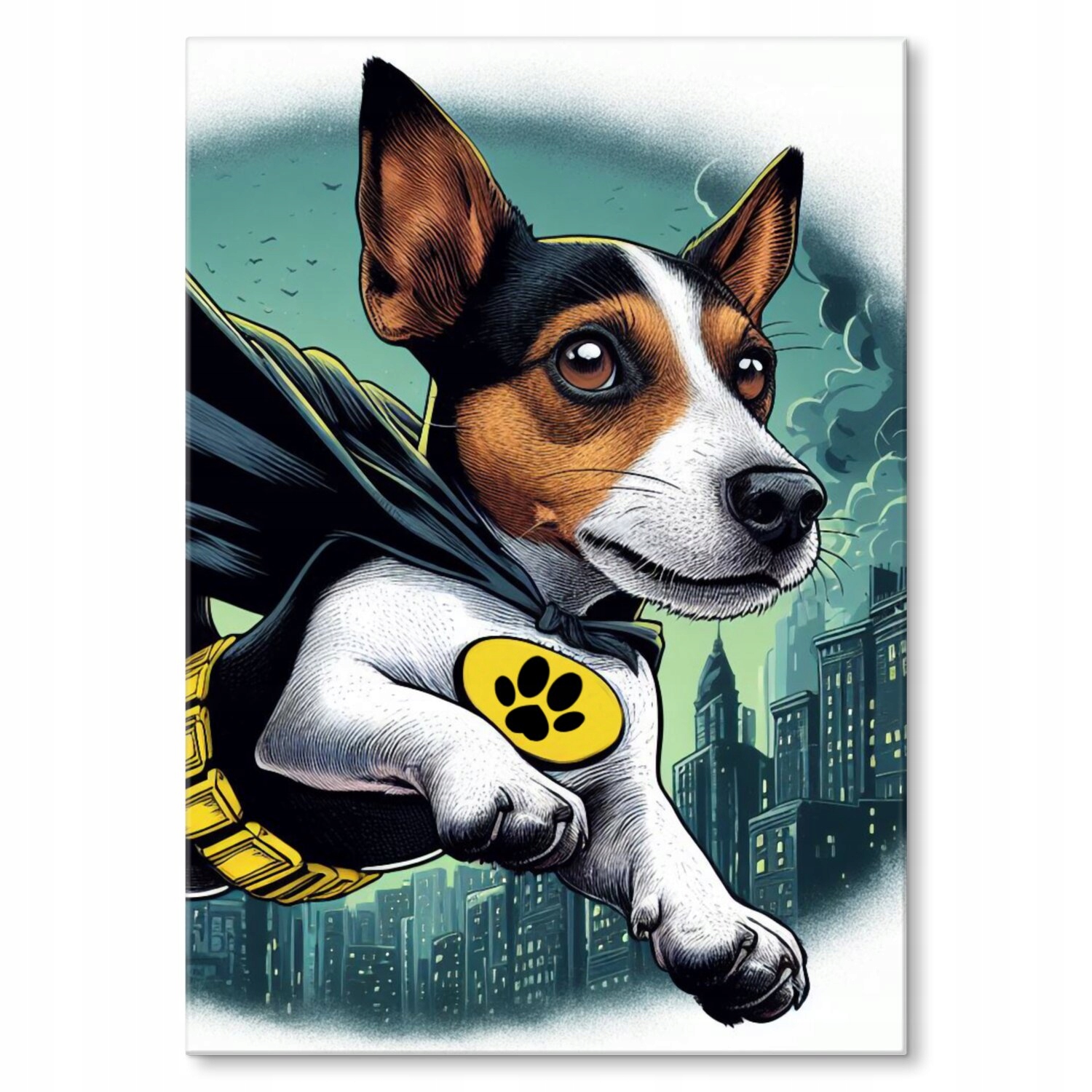 Kovový plakát Jack Russell superpes Šidítko Plech 22 x 31 cm Dárek