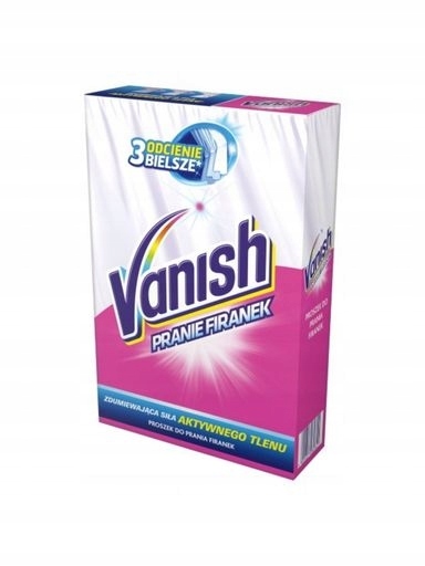 4x Vanish Bělící prášek na praní záclon 400 g