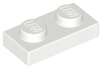 

Lego 3023 plate płytka 1x2 biały 10 szt Nowy
