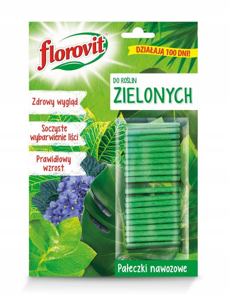 

Nawóz do roślin zielonych Florovit Pałeczki 20szt