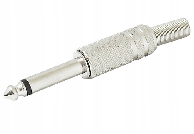 

Wtyk Duży Jack 6,3 Mono na kabel metalowy FV(2520)