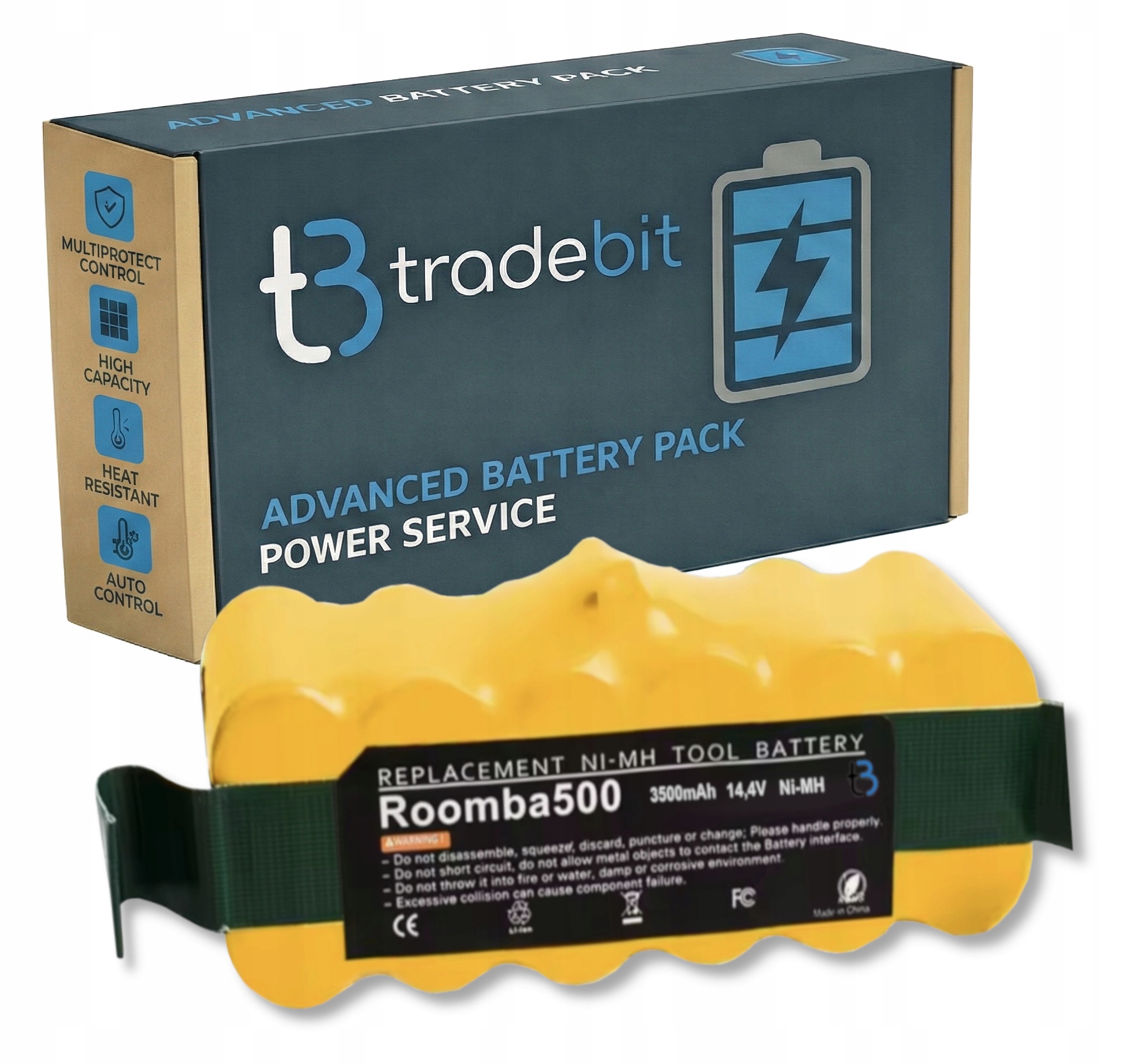 Baterie Akumulátor pro iRobot Roomba série 500 600 700 800 900 3500 mAh Ni-MH