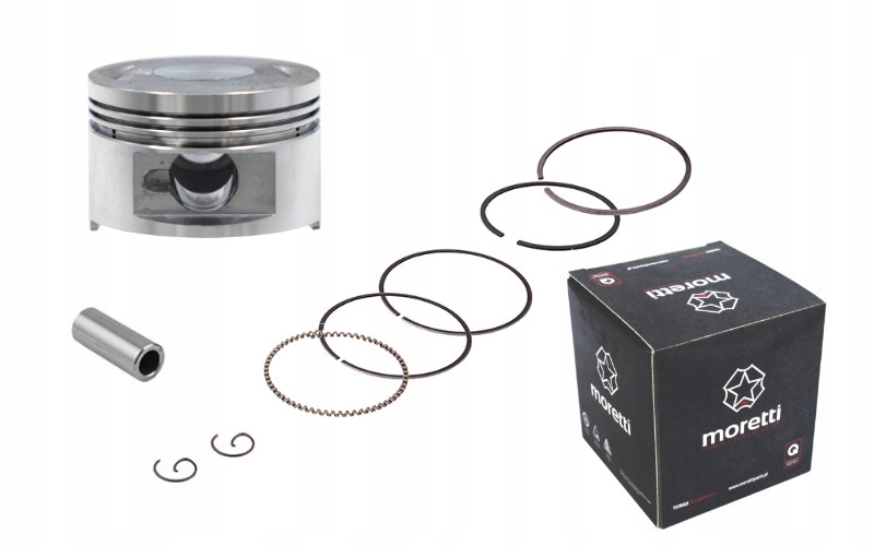 Tłok skuter ATV quad automat GY6 150cm3 4T 57,4mm komplet Moretti