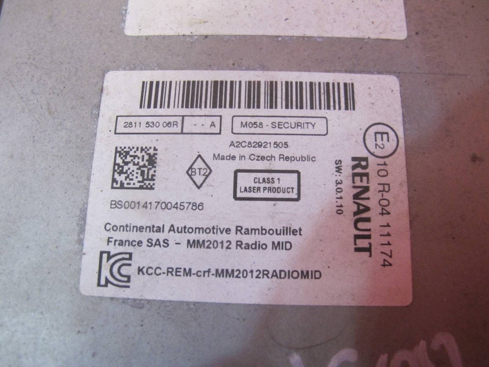 RENAULT KANGOO 2 II 3 III navigation display module GPS bundle running board