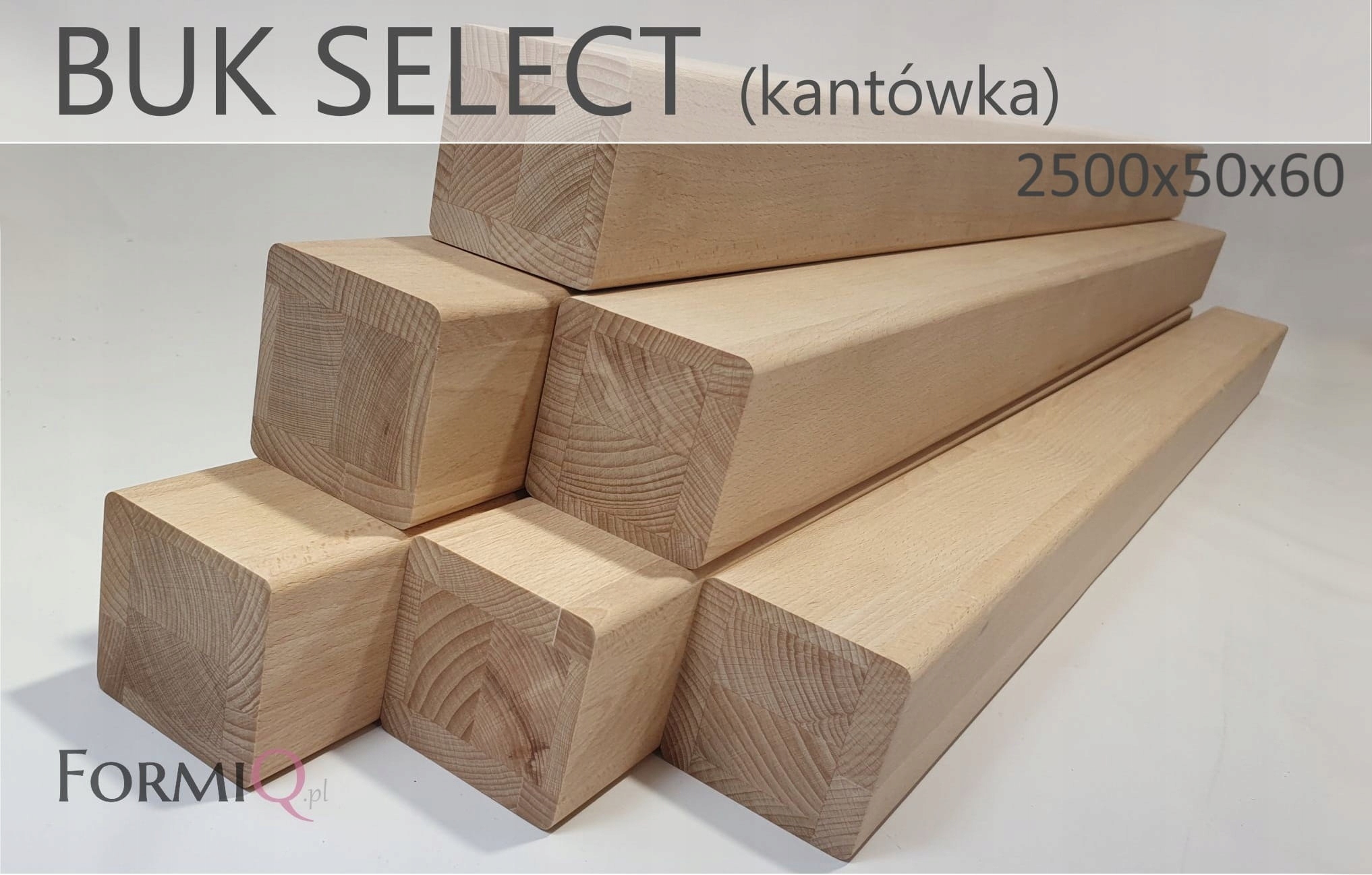 poręcz bukowa 2500x50x60mm
