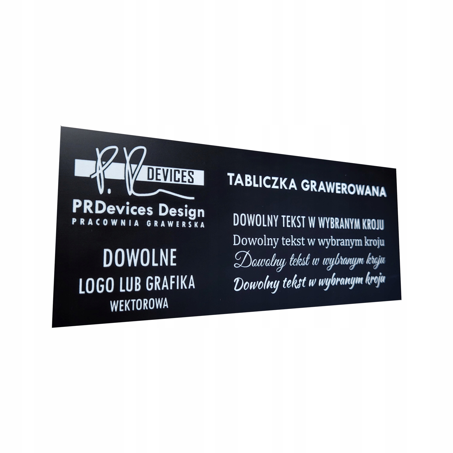 

Tabliczka grawerowana 8x4cm Laser grawerowanie