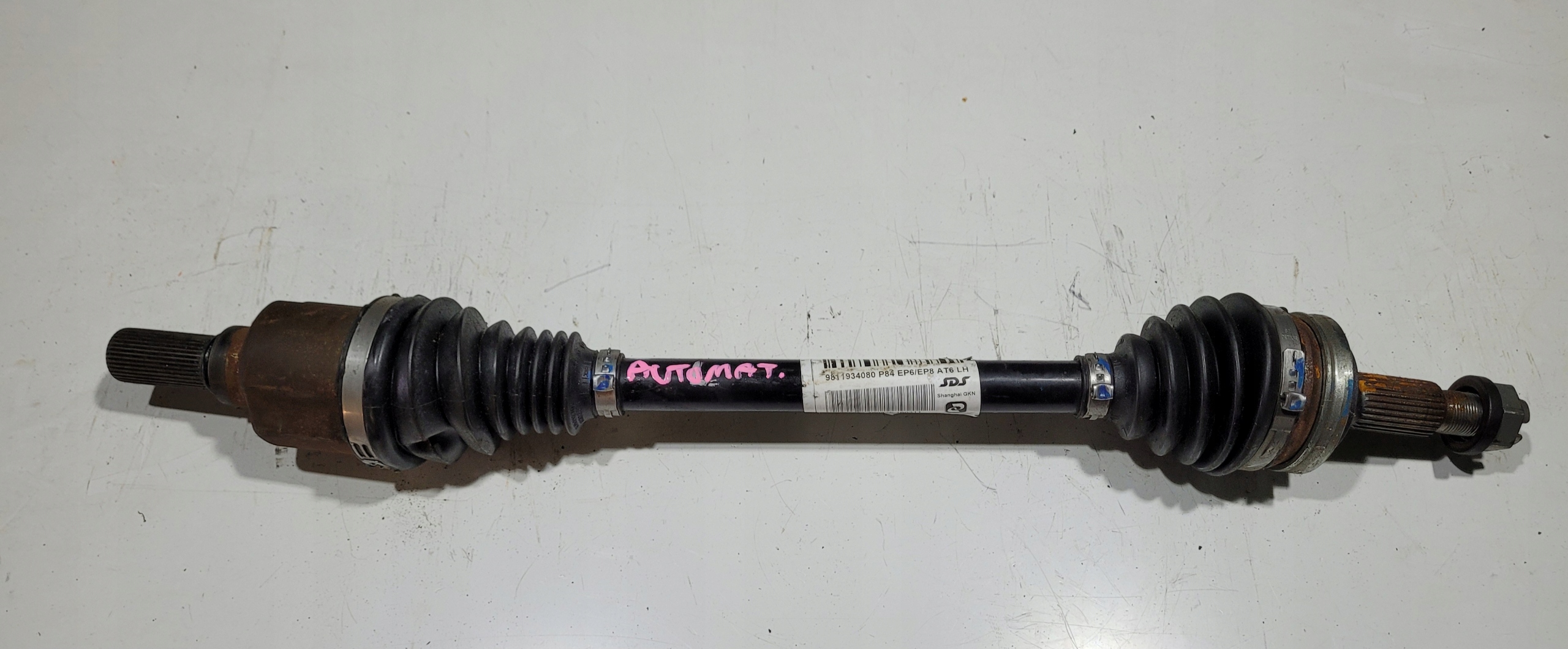 semi-axis left short. PEUGEOT 3008 II 5008 II 1.6 THP