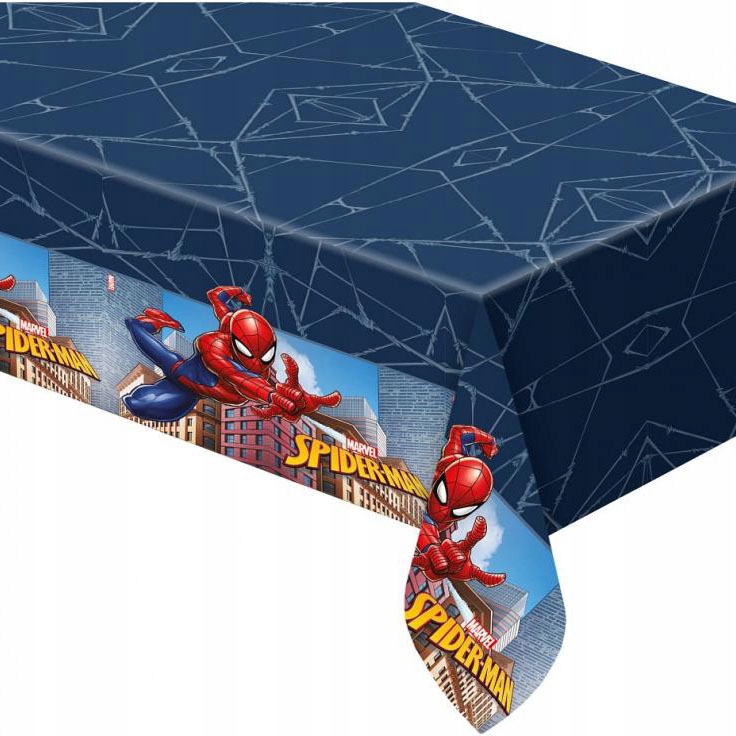 OBRUS PLASTIKOWY URODZINOWY SPIDERMAN 180x120 cm