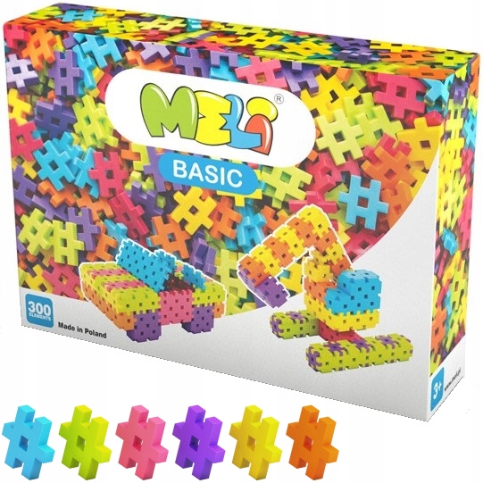 

Klocki Konstrukcyjne Wafle Meli Basic 300