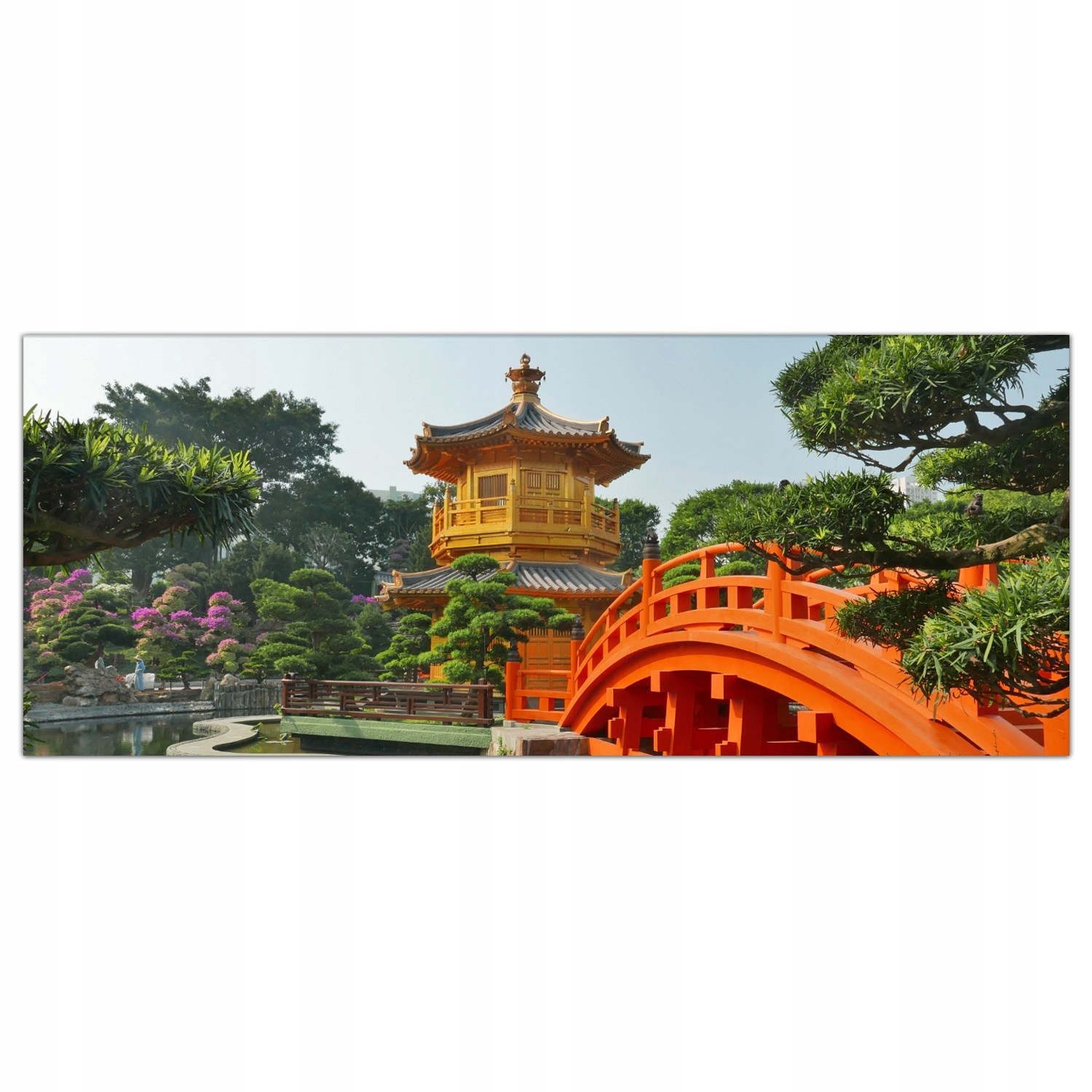 

Hartowany Obraz Szklany Chiny Ogród Natura 125x50