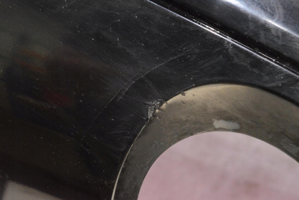 bumper rear part rear black PDC AUDI Q7 4L 05-09