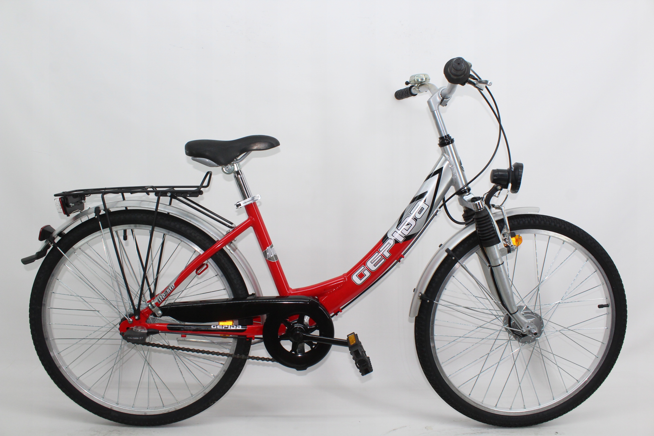 PIĘKNY ALU ROWER DZIECIĘCY ''GEPIDA'' KOŁA 24'' 7 BIEGÓW