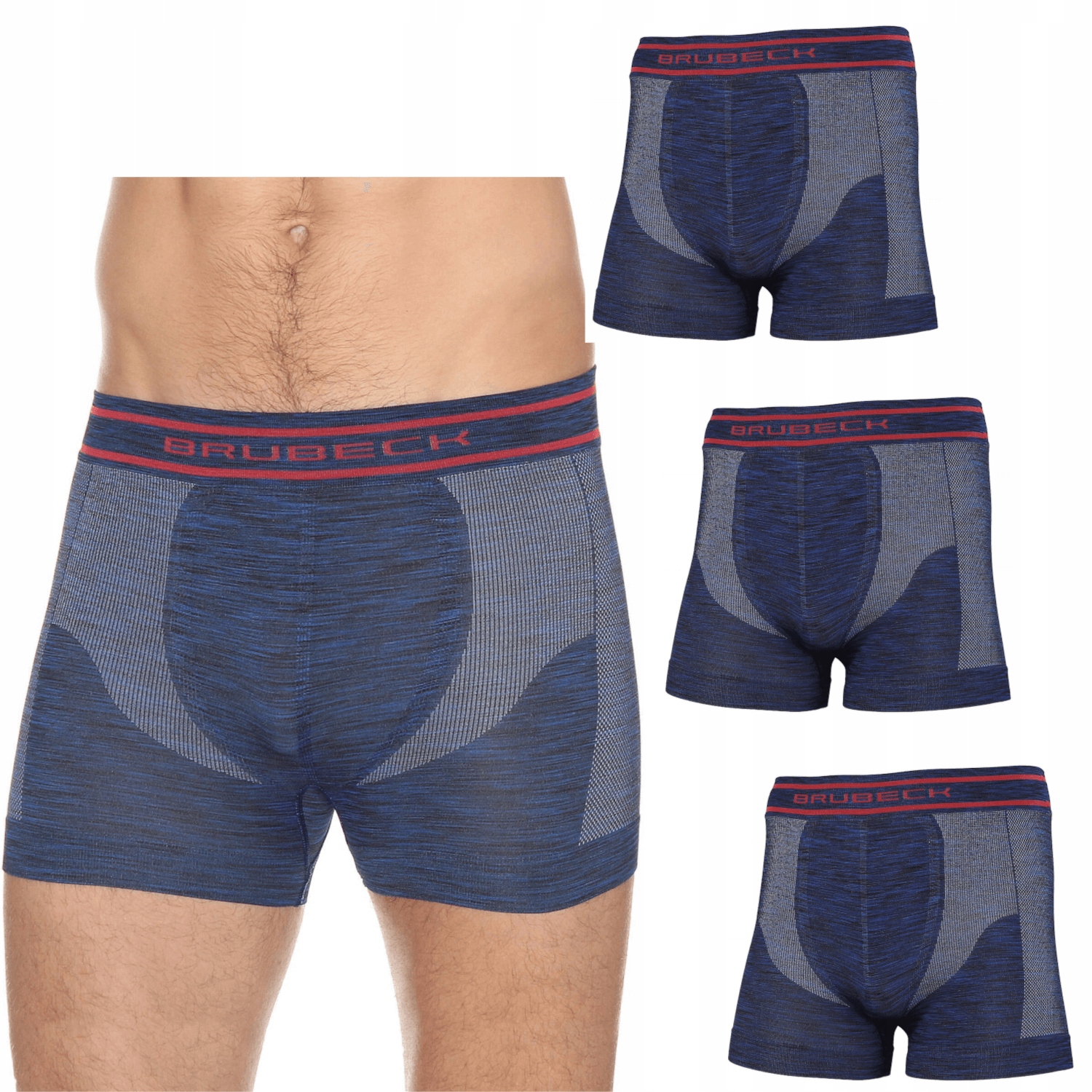 

Bokserki Męskie Fusion Brubeck BX10780 3PAK M