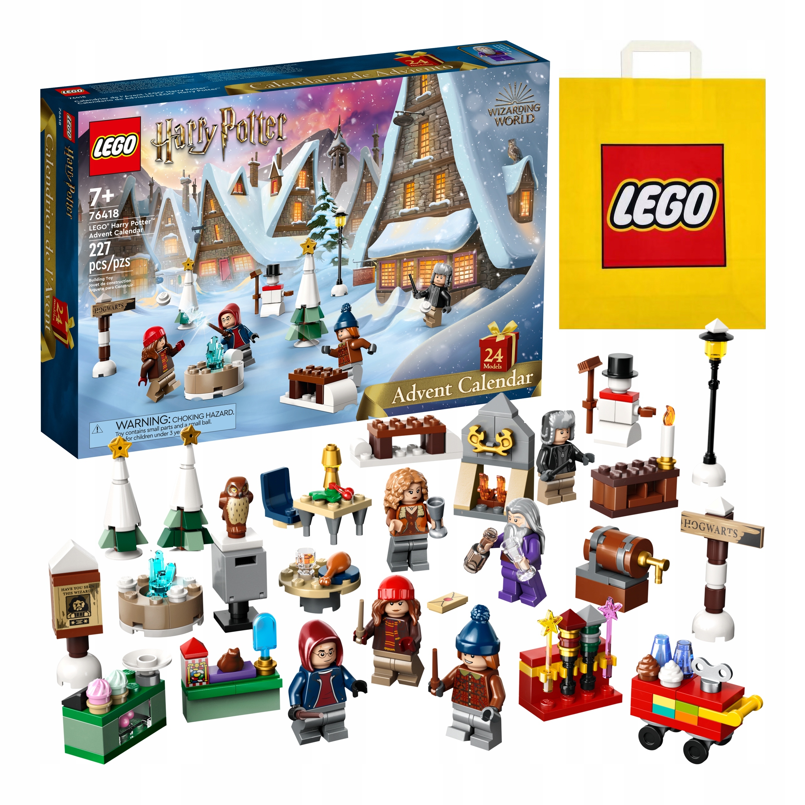 LEGO HARRY POTTER KALENDARZ ADWENTOWY 2023 PREZENT ŚWIĄTECZNY ZESTAW 76418