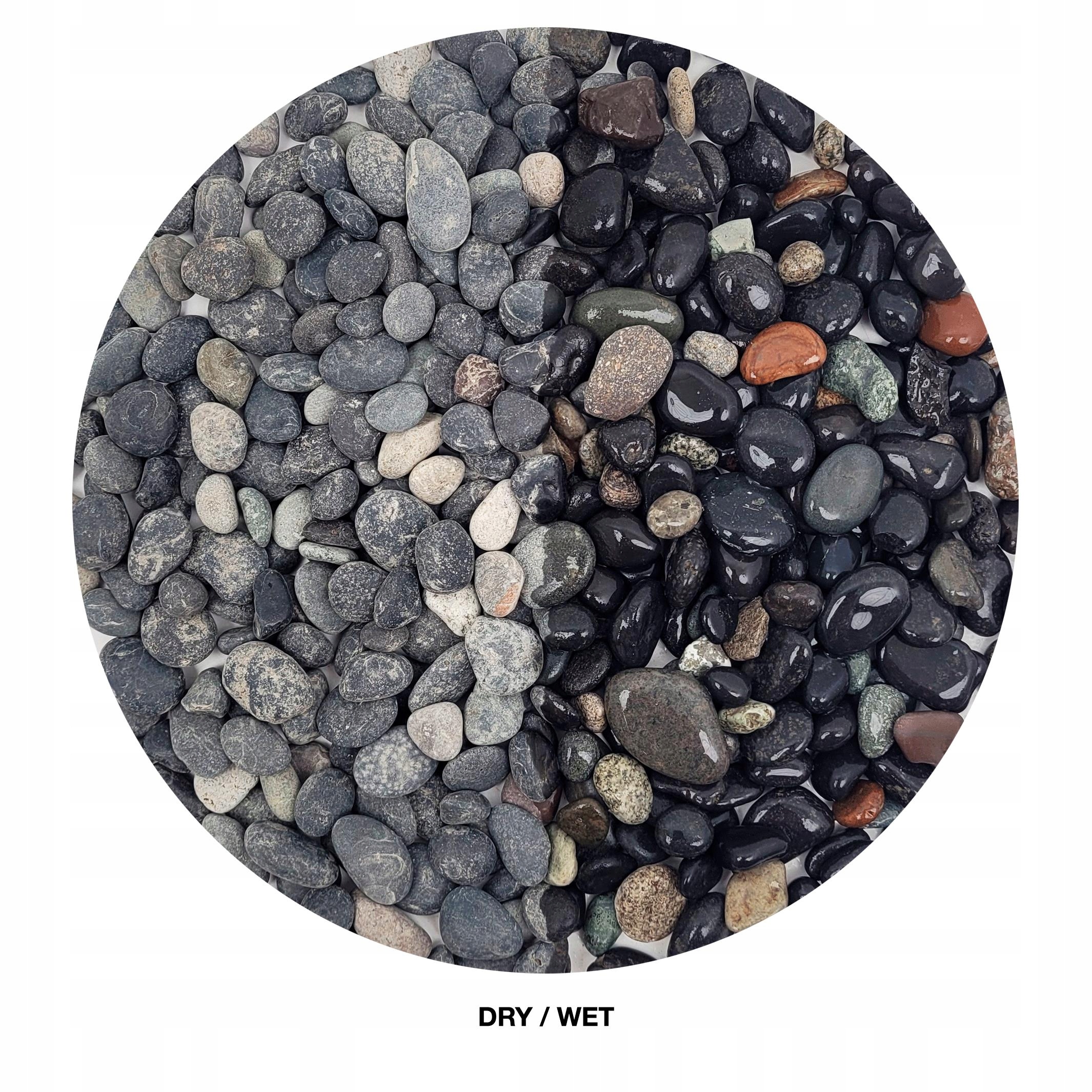 Levně Dekorativní Štěrk Sable Gravel Pro Akvárium, Podklad Tmavý 10-20 MM, 2 Kg